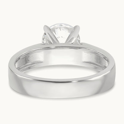 Peg Set Solitaire Engagement Ring Mounting