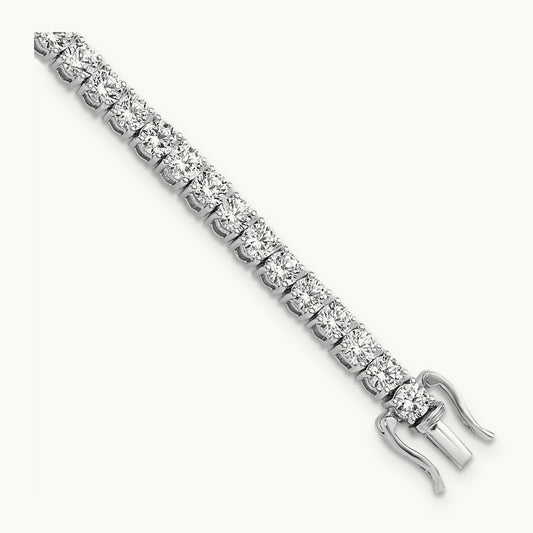 Round Tennis Bracelet, 8.00-10.00 ct tw Lab-Grown Diamond