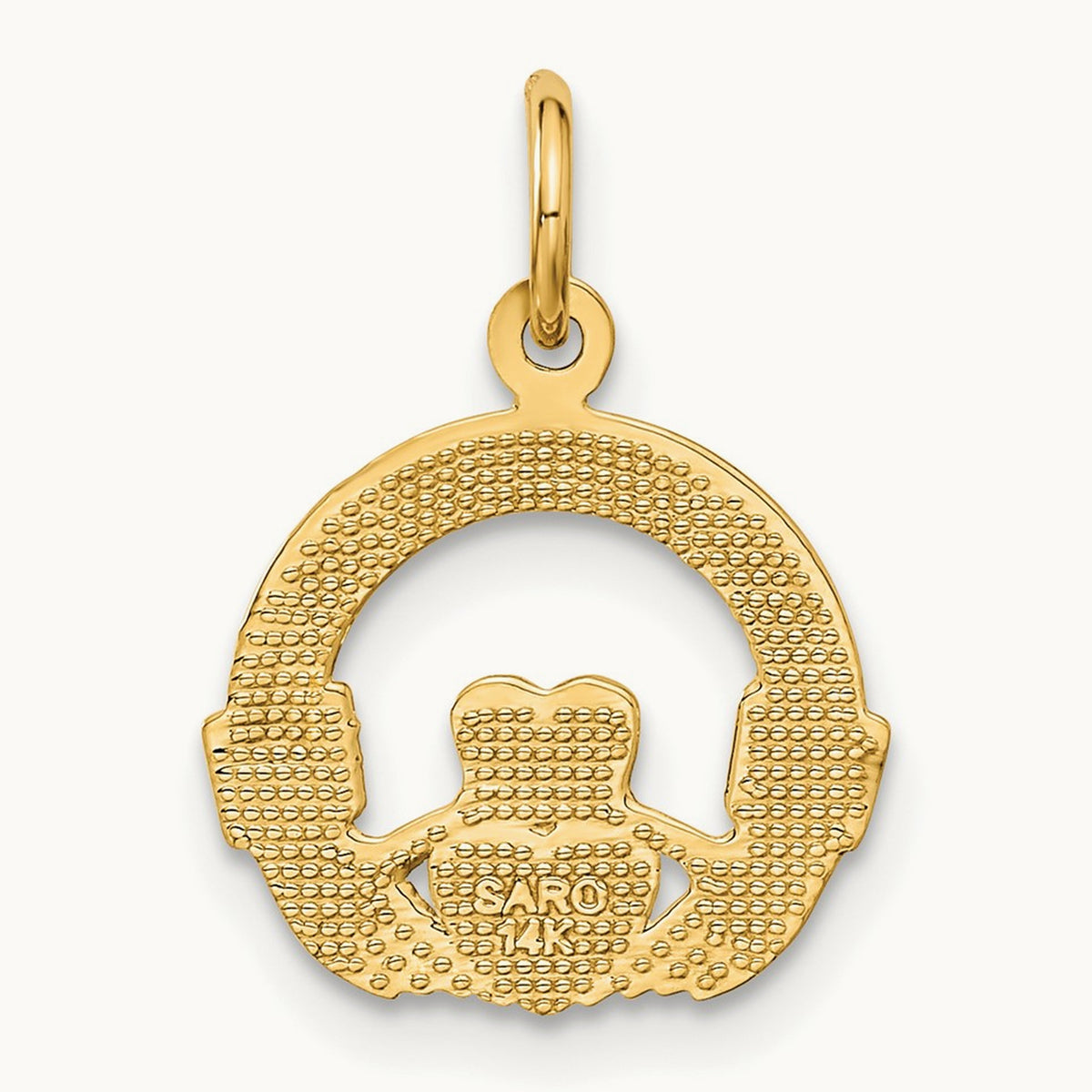 Claddagh Charm, 14K