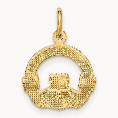 Claddagh Charm, 14K
