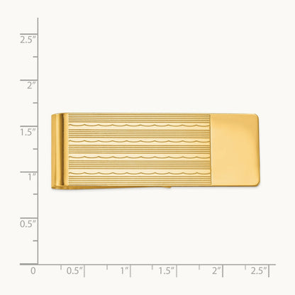 Men's Textured Money Clip — photo set