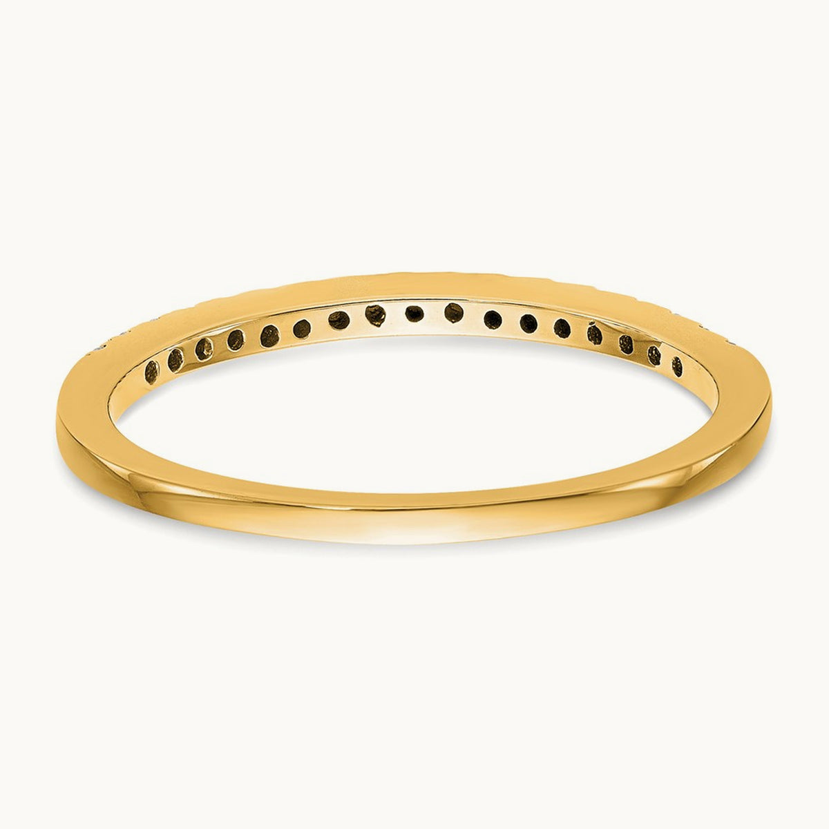 Diamond Wedding Band, 0.25 ct tw, 14K Gold — 14K Yellow Gold