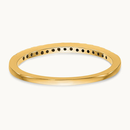 Diamond Wedding Band, 0.25 ct tw, 14K Gold — 14K Yellow Gold