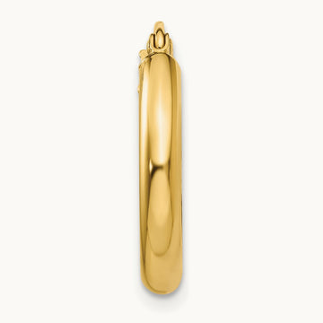 Single 14k Polished Hoop Earring