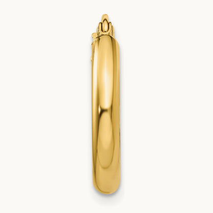 Single 14k Polished Hoop Earring