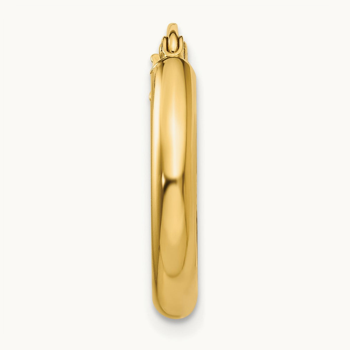 Single 14k Polished Hoop Earring
