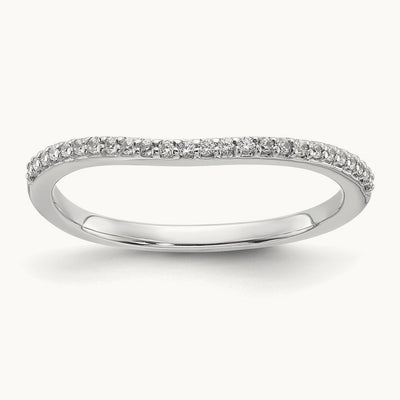 Contoured Diamond Band — photo set