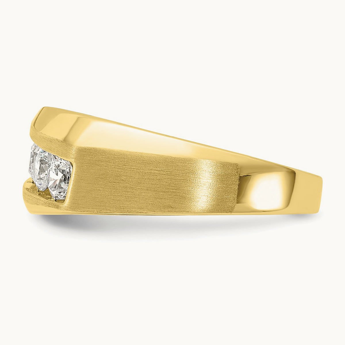 5 Stone Men's Ring — 10K Yellow Gold, 10