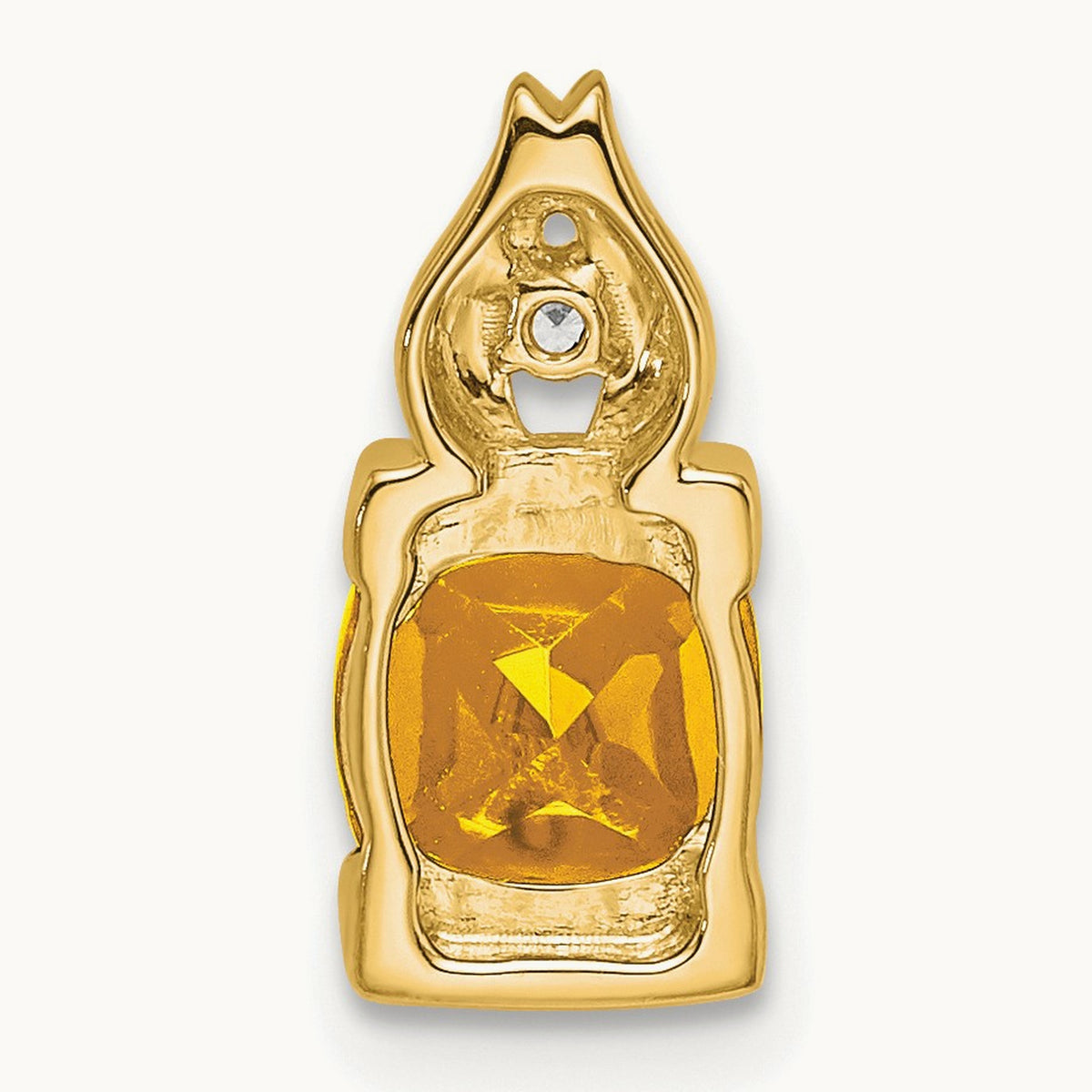 Citrine and Diamond Pendant — photo set