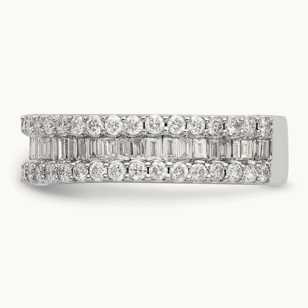 Diamond Band, 14K White Gold