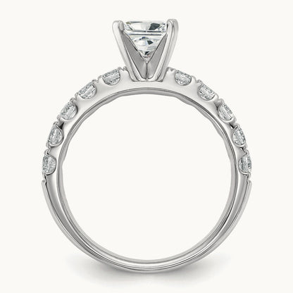 Round Engagement Ring — 1 5/8 ct, 7