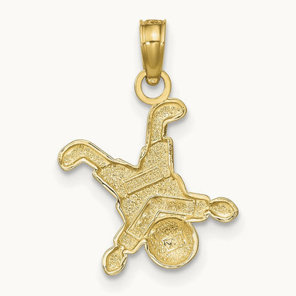 Little Boy Pendant — 14K Yellow Gold