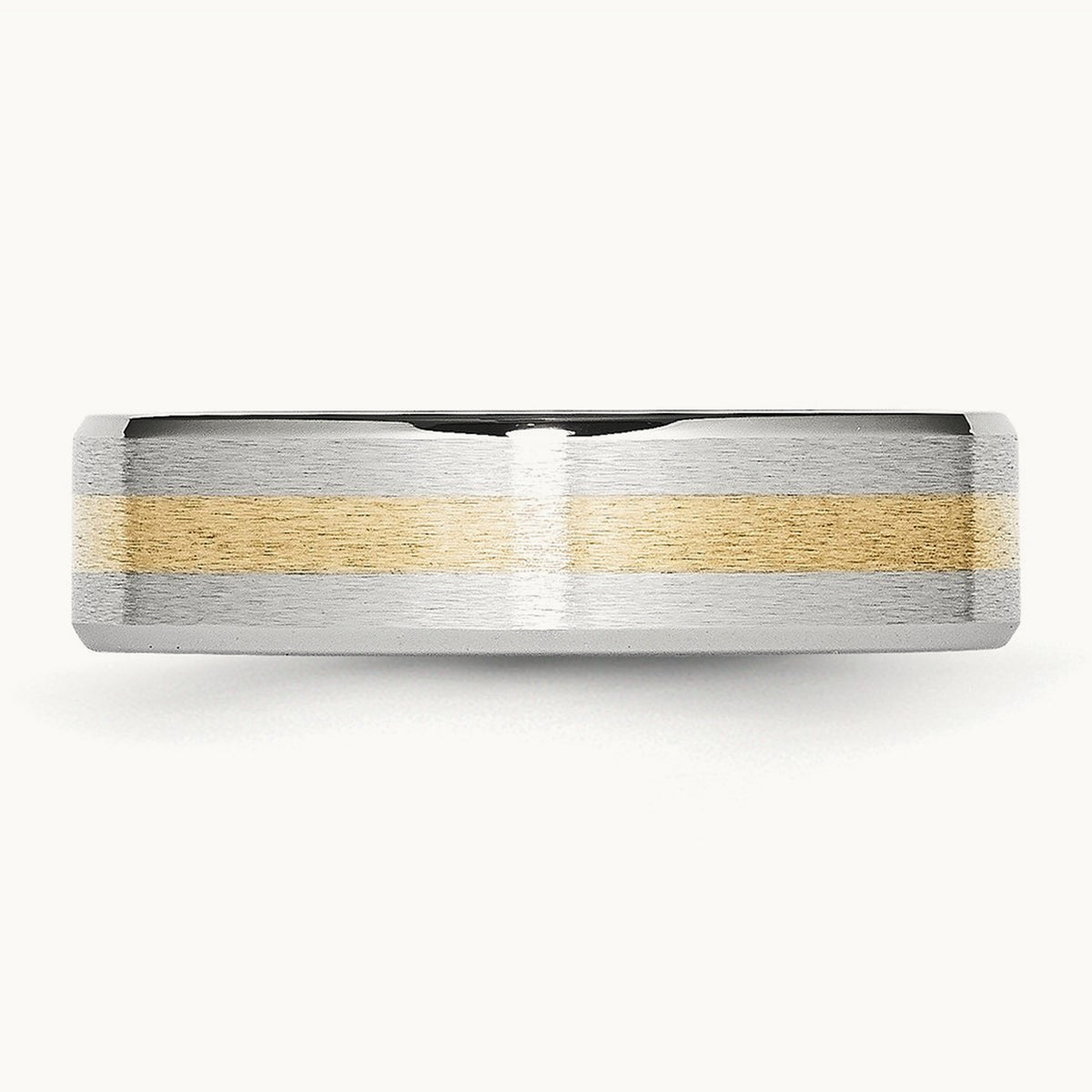 Cobalt Inlay Satin and Polished Band — photo set