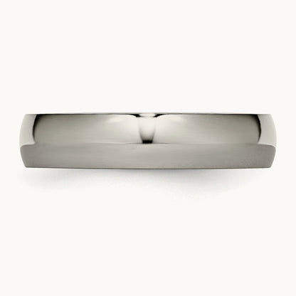 Polished Half Round Band — 5mm