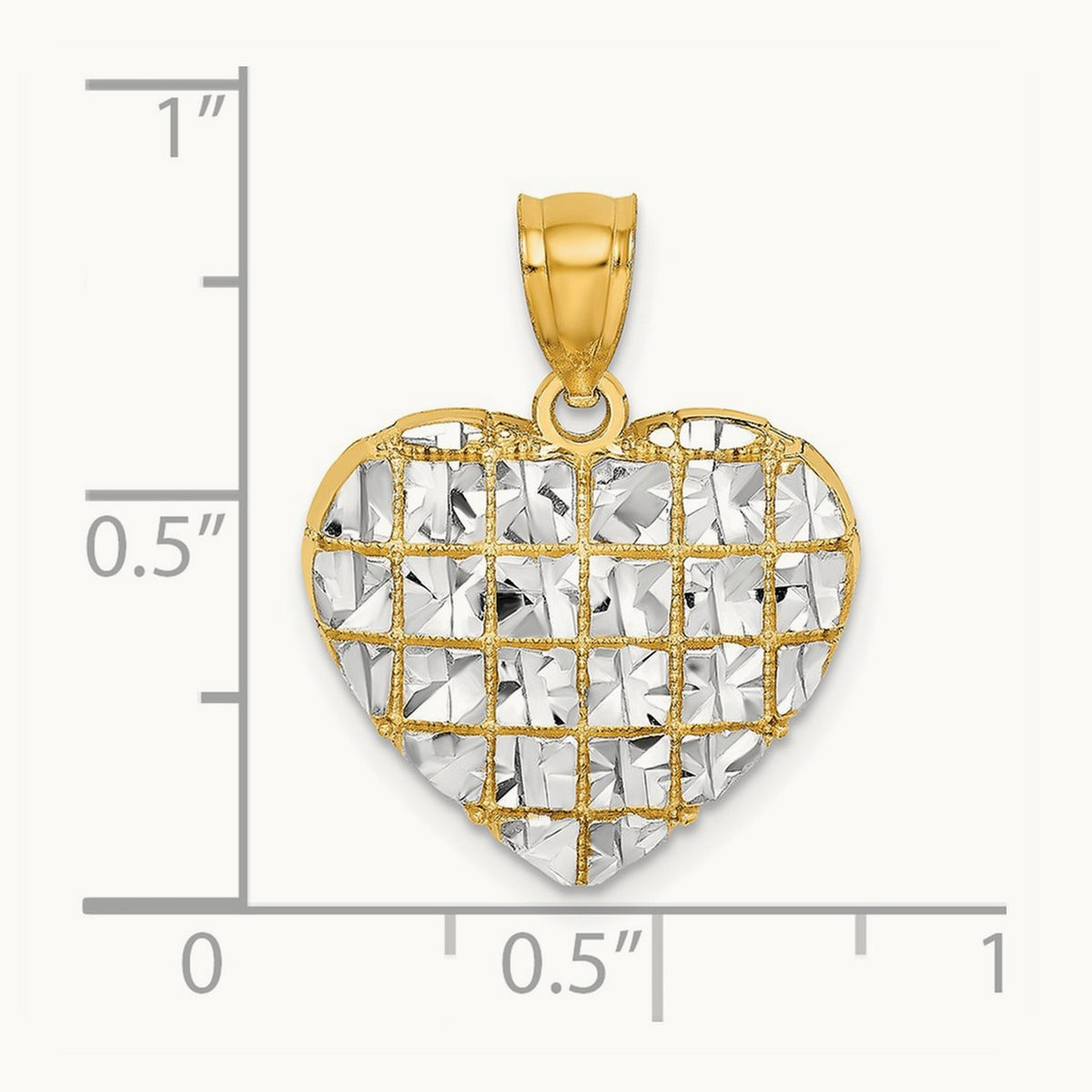 w/ Diamond-cut Heart Charm — photo set