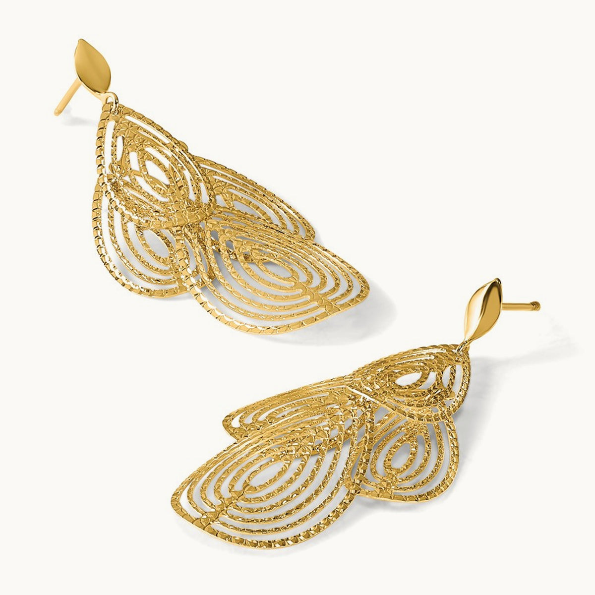Polished D/C Post Dangle Earrings — Leslie's — photo set