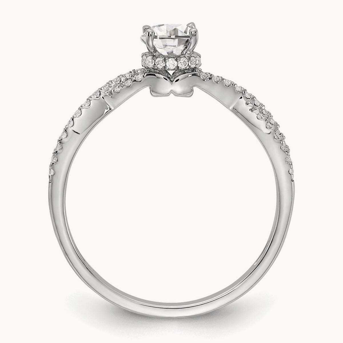 Semi-Mount Engagement Ring, 0.20 ct tw