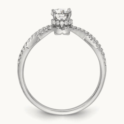 Semi-Mount Engagement Ring, 0.20 ct tw