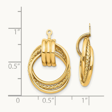 Polished Fancy Earring Jackets — photo set