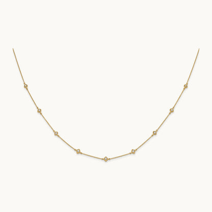 Diamond Multi Station Necklace