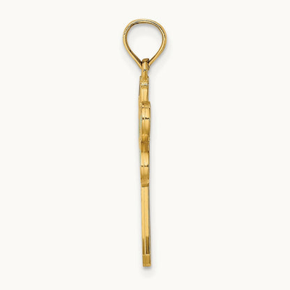Multi Color Enamel Dragonfly Charm, 14K
