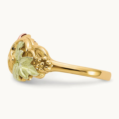 Black Hills Gold Flower Ring