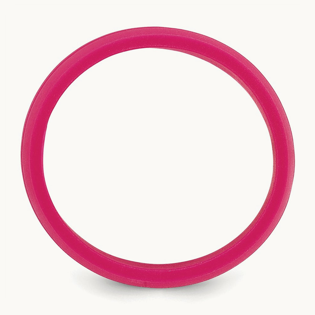 Silicone Fuchsia 8.50mm Grooved Band