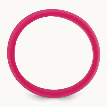 Silicone Fuchsia 8.50mm Grooved Band