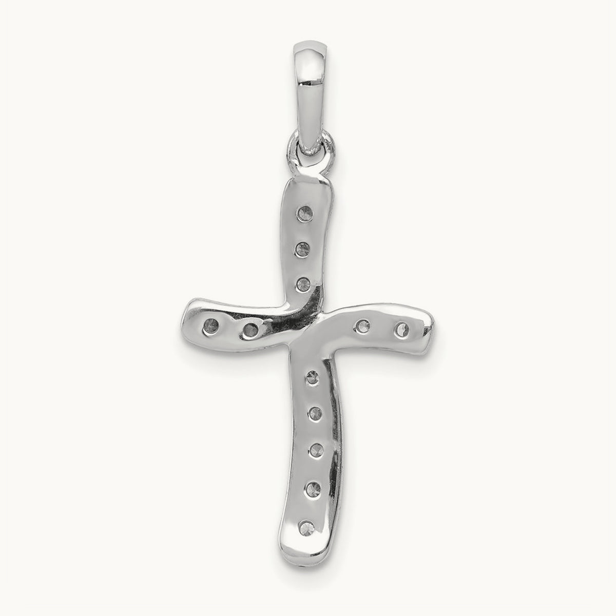 1/8ct. Diamond Cross Pendant — photo set