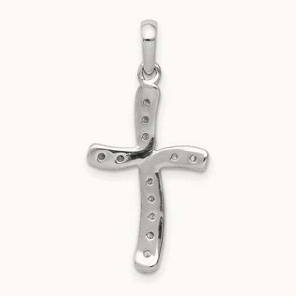 1/8ct. Diamond Cross Pendant — photo set