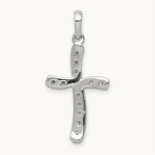 1/8ct. Diamond Cross Pendant — photo set