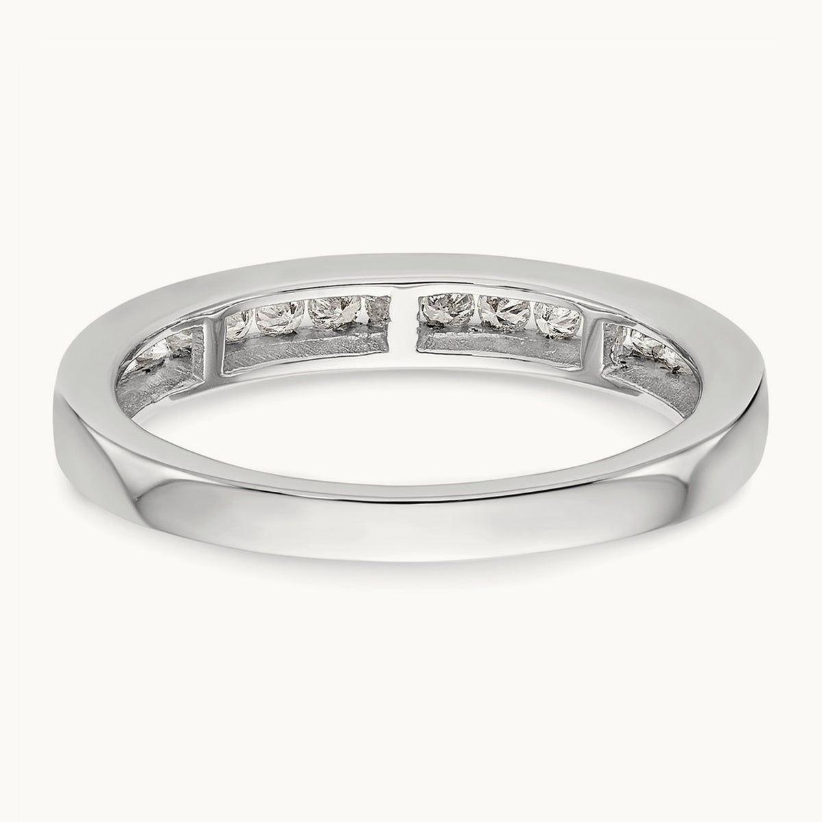Channel-Set Wedding Band — 1/2 ct, VS/SI (Great), 7