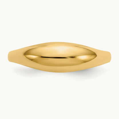 Childs Polished Dome Ring, 14K