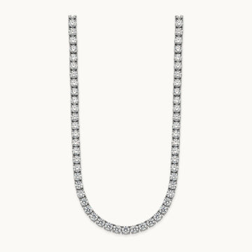 Straight Tennis Necklace, 32 5/8-42 7/8 ct Lab-Grown Diamond