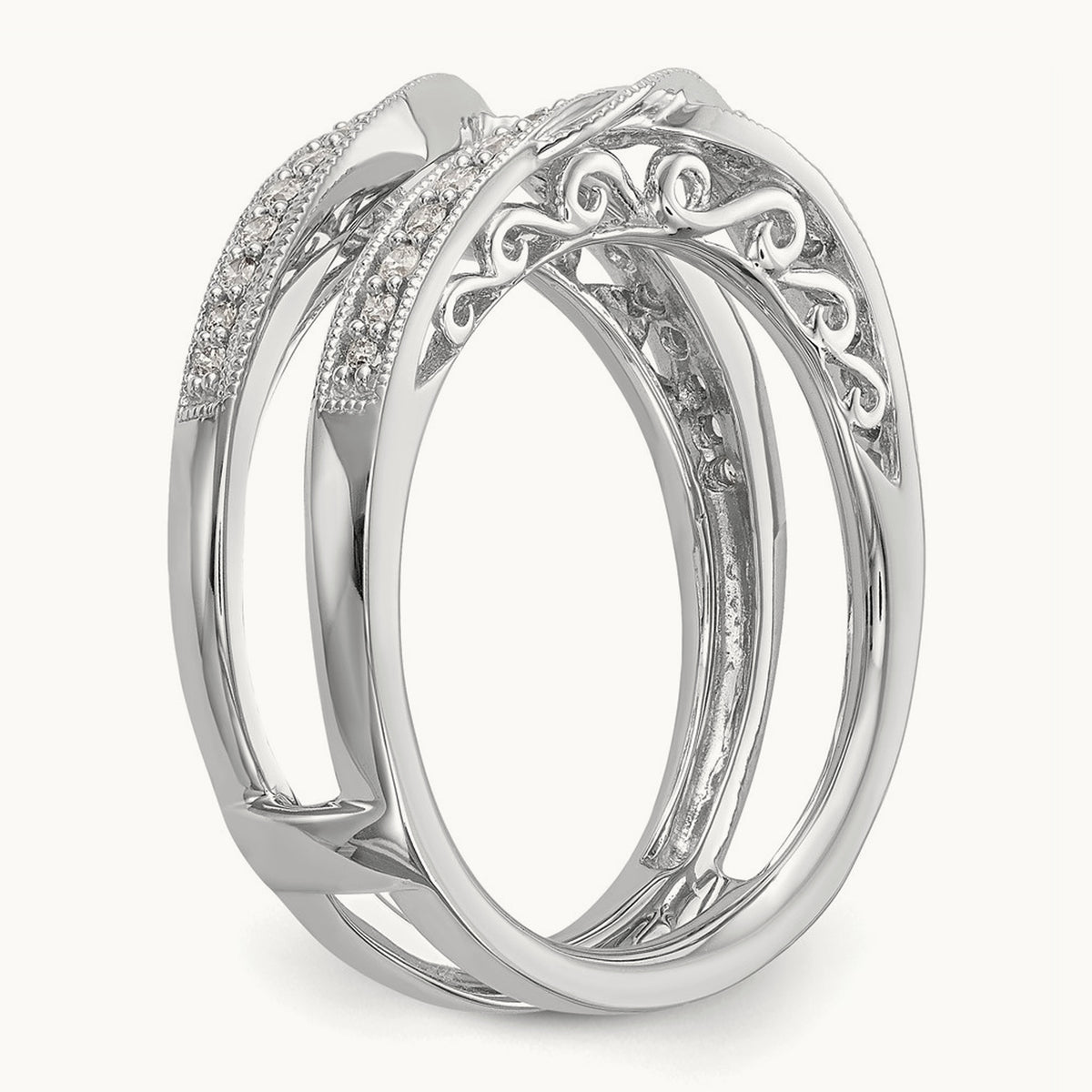 Diamond Guard, 14K White Gold