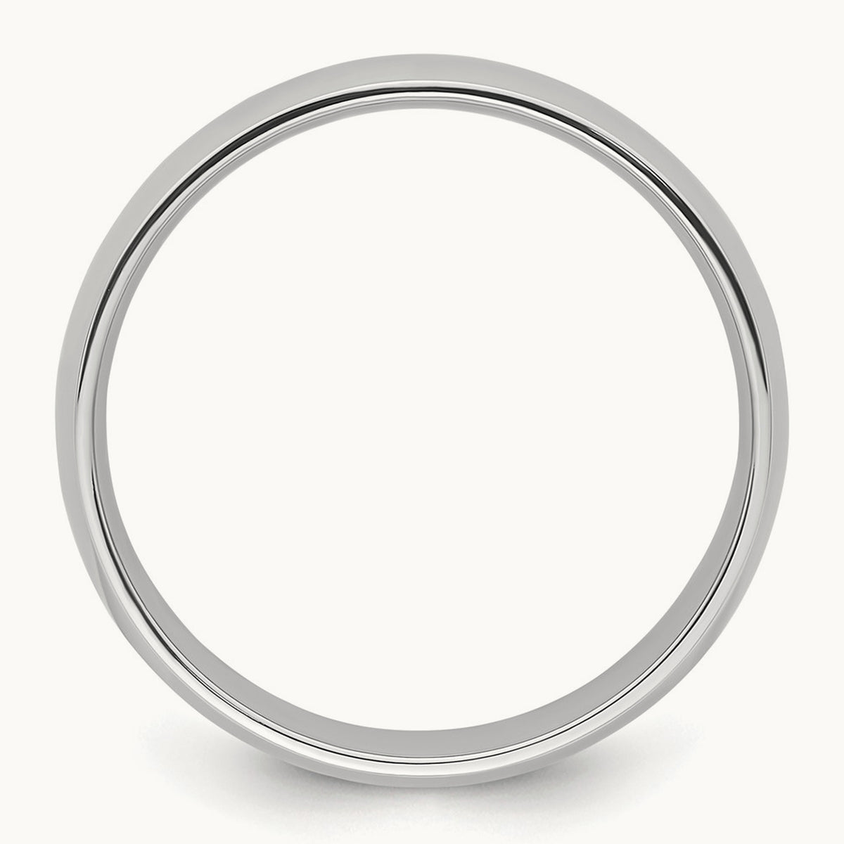 Half-Round Comfort Fit Lightweight Band — 6mm
