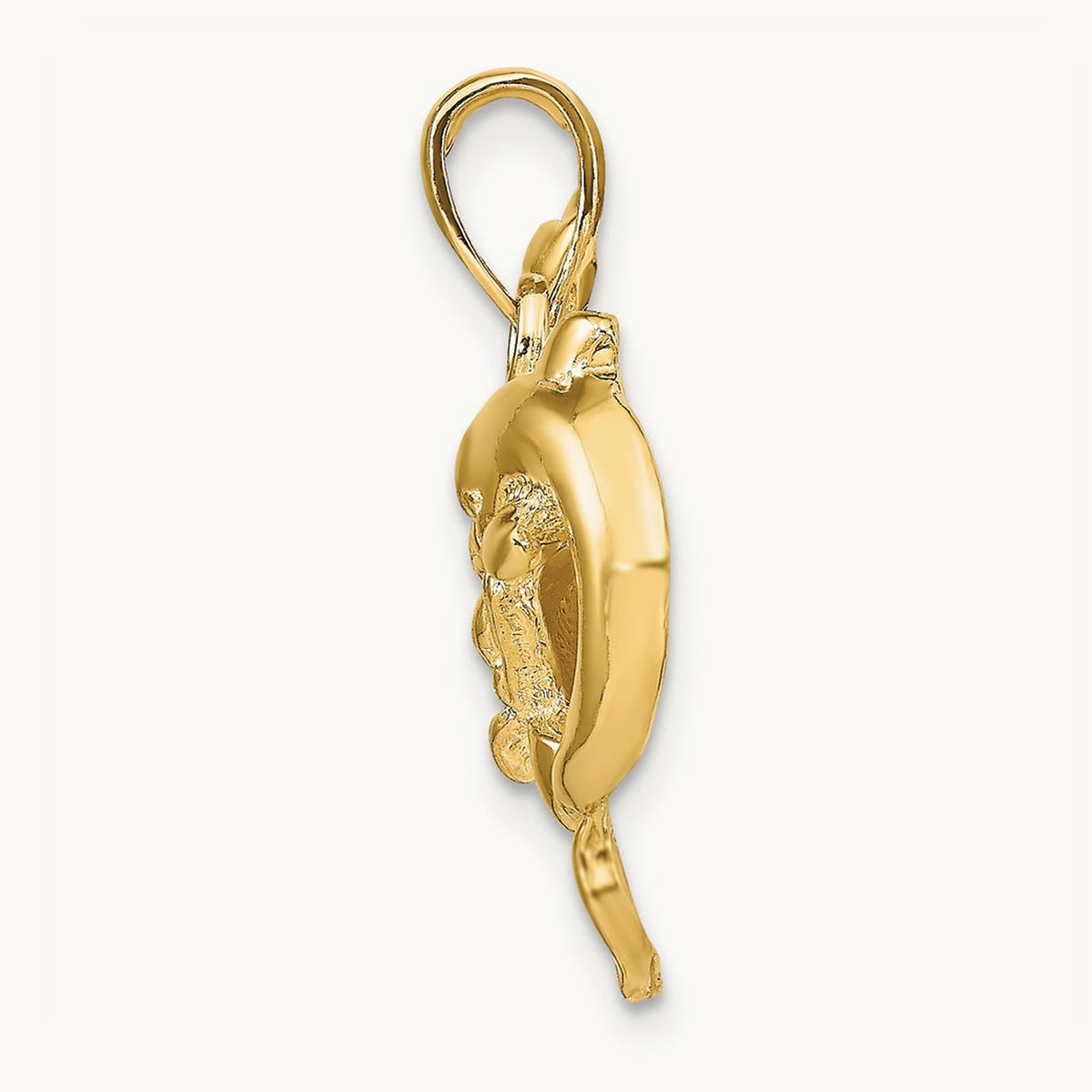 Dolphins Pendant, 14K