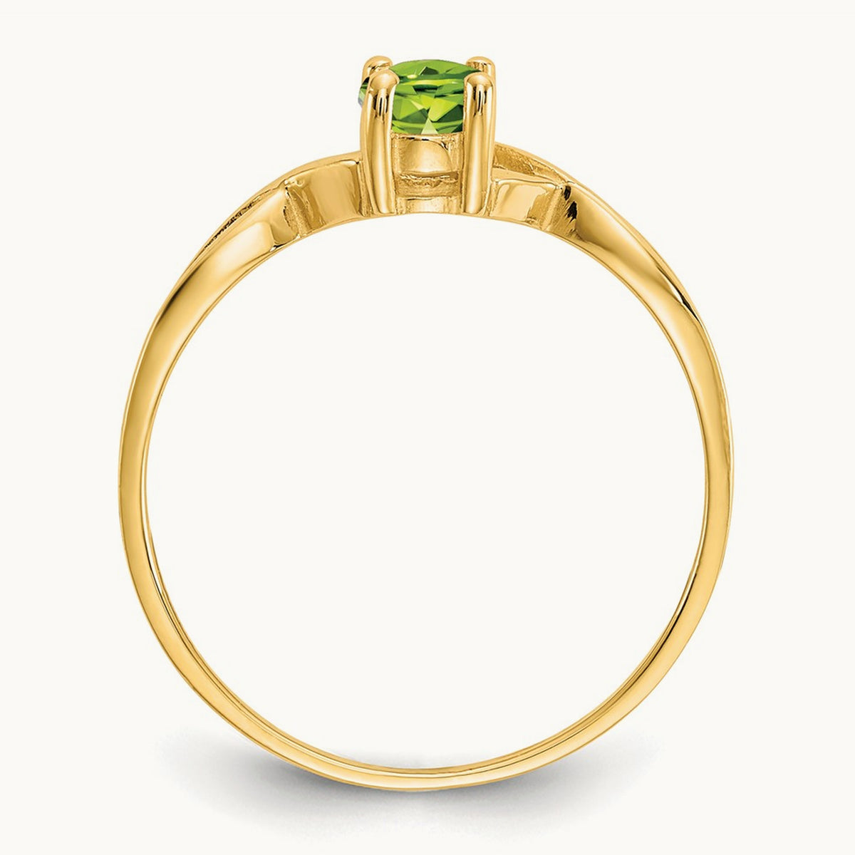 Peridot Birthstone Ring, 14K