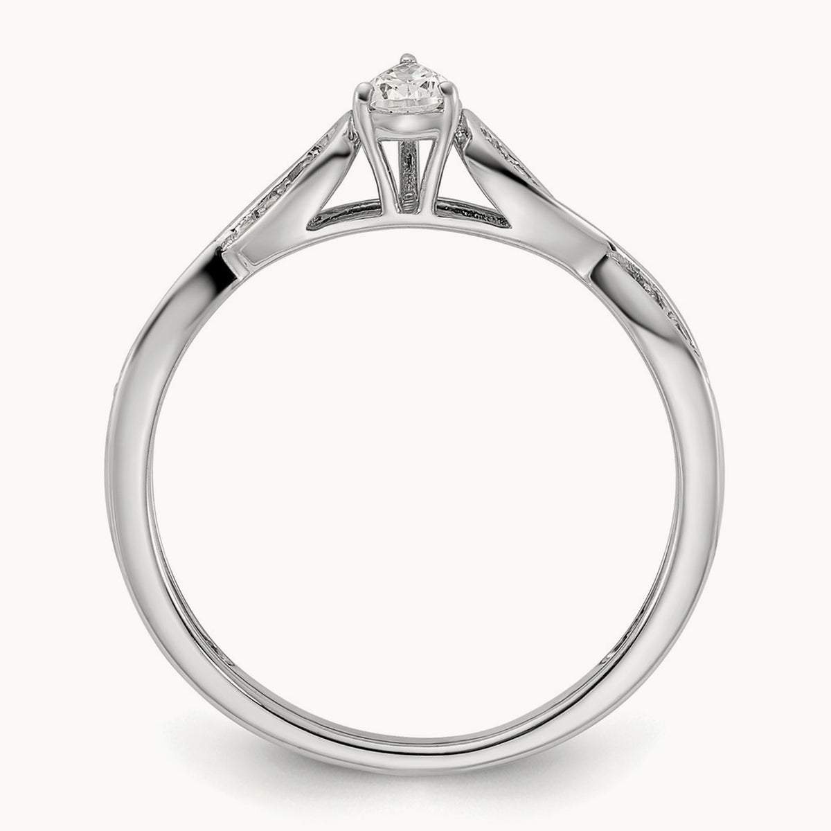 Semi-Mount Engagement Ring, 0.05 ct tw