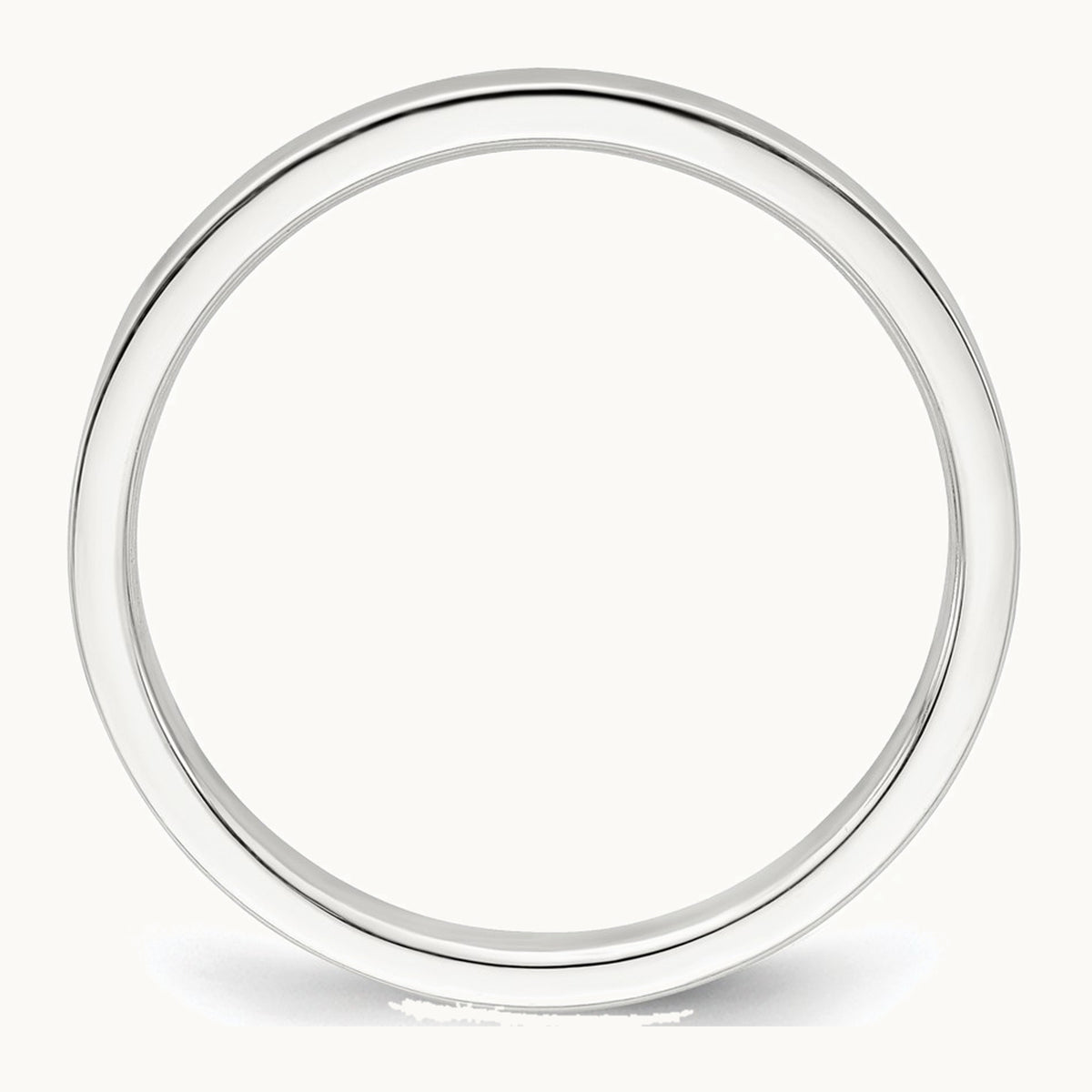 Sterling Silver 2mm Lightweight Flat Band