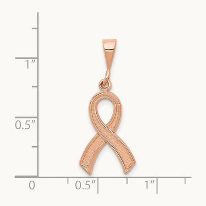 Awareness Pendant, 14K Rose Gold