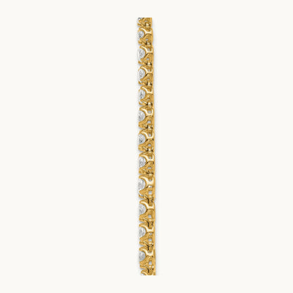 Graduated Layered Tennis Necklace, 14.50 ct tw Lab-Grown Diamond
