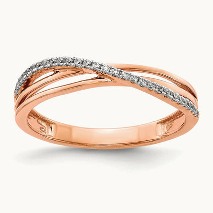 Diamond Ring, 14K Rose Gold