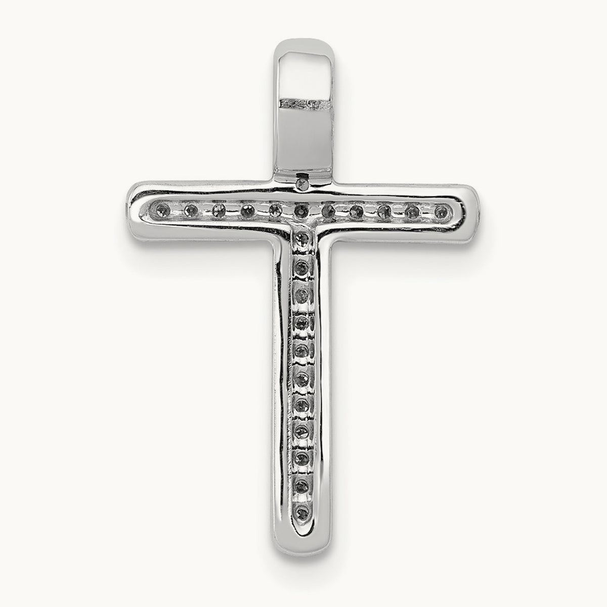 1/10ct. Diamond Cross Chain Slide — photo set