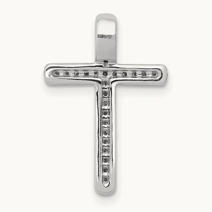 1/10ct. Diamond Cross Chain Slide — photo set