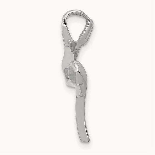 Omega Slide, 14K White Gold