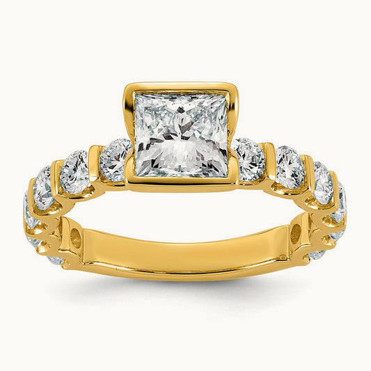 Princess Center Ring, 2.75 ct tw Lab-Grown Diamond