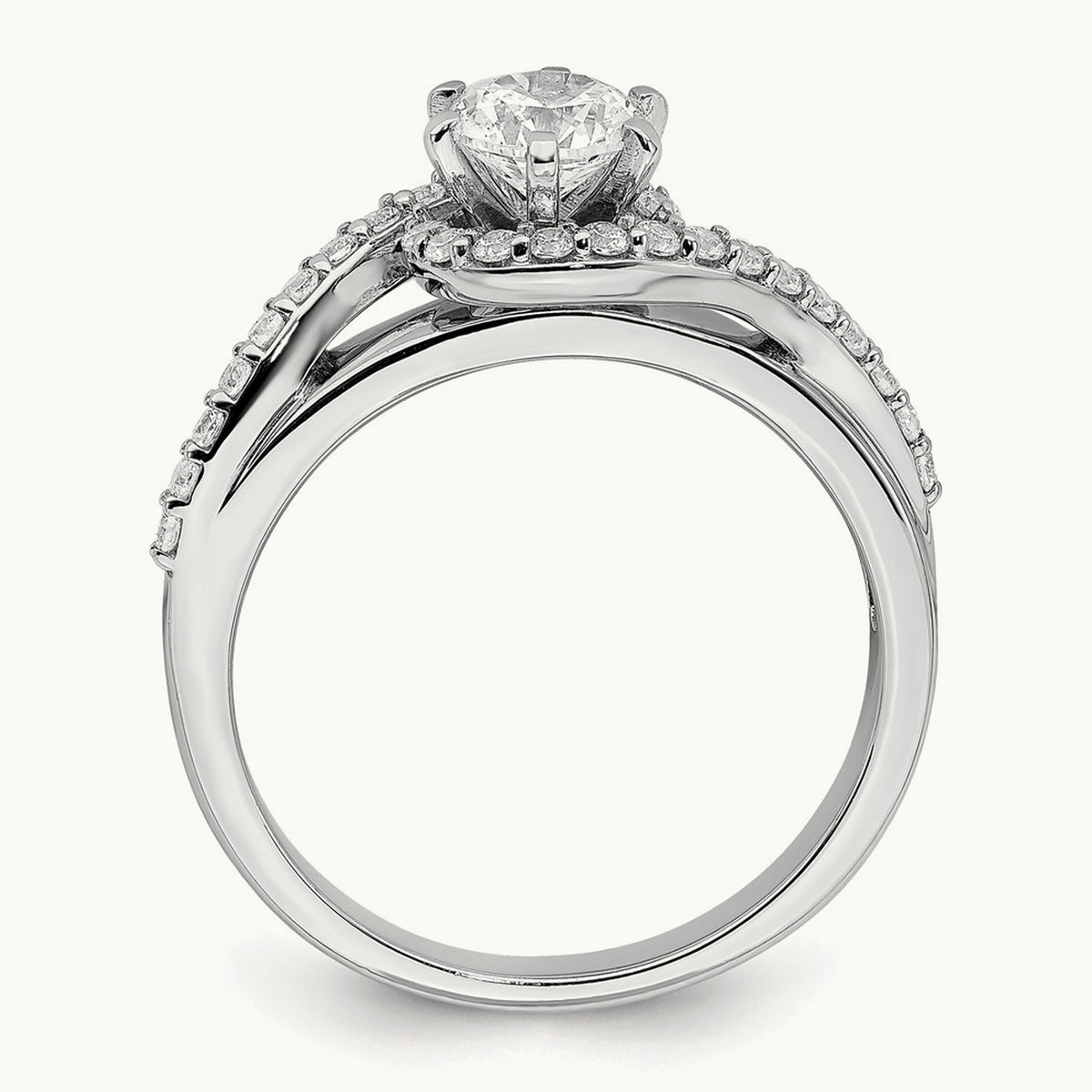 Semi-Mount Engagement Ring, 0.25 ct tw