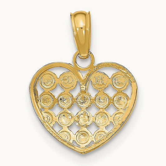 w/ Diamond-cut Heart Charm — photo set