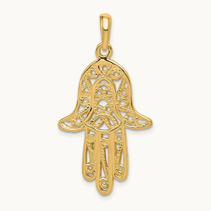Filigree Chamseh Pendant — photo set